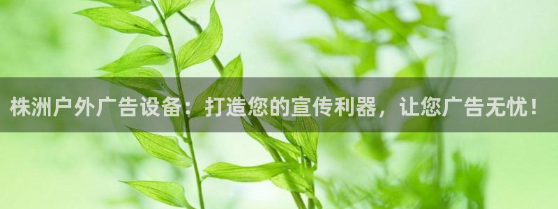 杏宇平台登录步骤是什么：株洲户外广告设备：打造您的宣传利器，让您广告无忧！