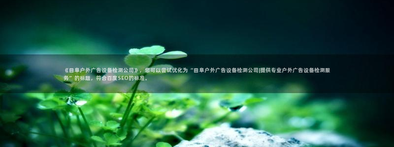 杏宇平台登录步骤是什么：《曲阜户外广告设备检测公司》，您可以尝试优化为“曲阜户外广告设备检测公司|提供专业户外广告设备检测服务”的标题，符合百度SEO的标准。