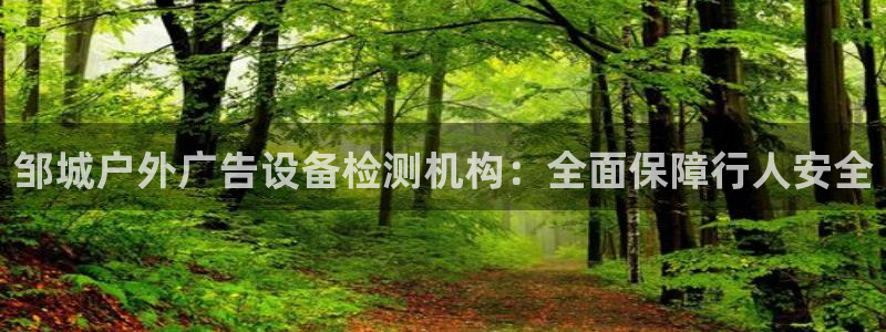 杏宇平台官网注册：邹城户外广告设备检测机构：全面保障行人安全