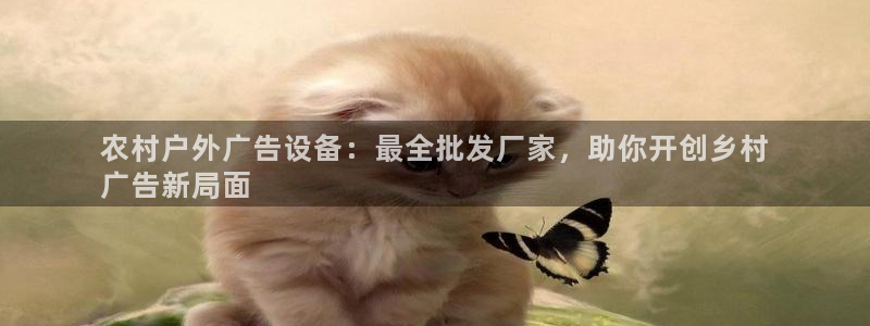 杏宇平台登录方法：农村户外广告设备：最全批发厂家，助你开创乡村
广告新局面