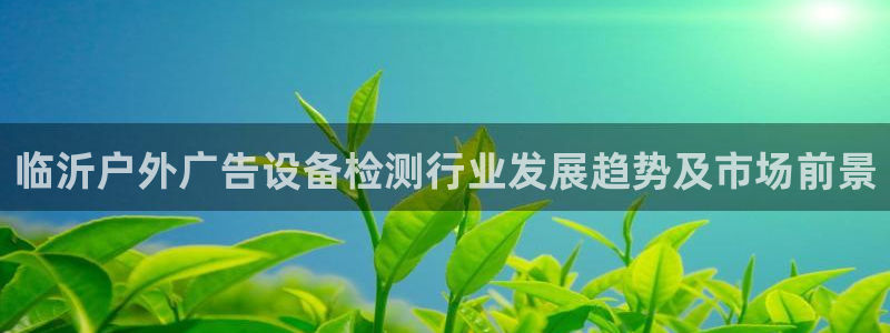 杏宇平台怎么样赚钱：临沂户外广告设备检测行业发展趋势及市场前景
