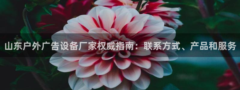 杏宇平台登录步骤图：山东户外广告设备厂家权威指南：联系方式、产品和服务